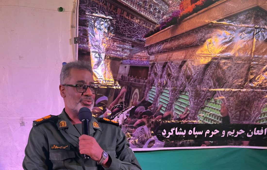 یادواره شهدای گمنام روستای درنگمدو با سخنرانی جانشین فرماندهی سپاه بشاگرد برگزار شد