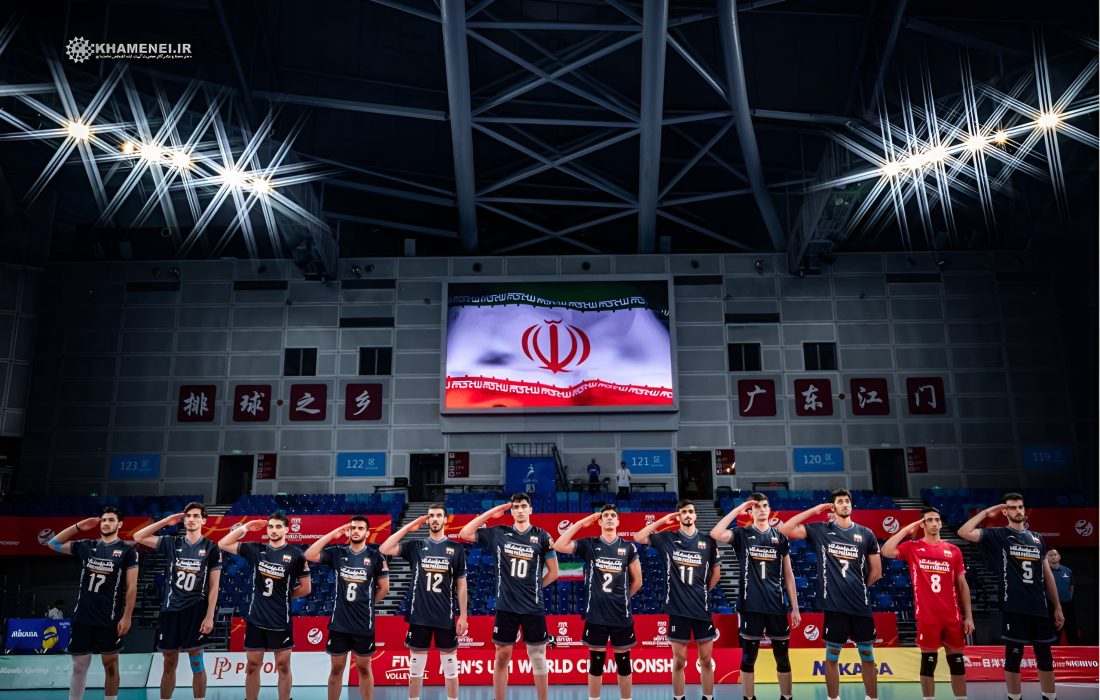 پیام در پی قهرمانی مقتدرانه تیم ملی والیبال جوانان ایران در جهان