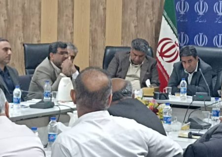 حضور فرماندار بشاگرد در جلسه شورای مسکن شرق استان