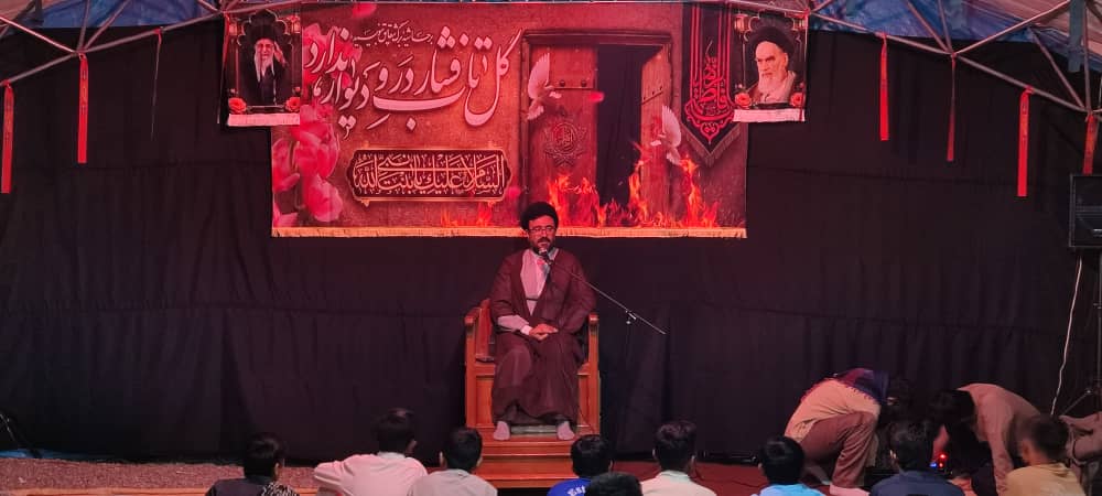 برگزاری شب دوم مراسم هیئت شهدای گمنام در گلزار شهدای سردشت