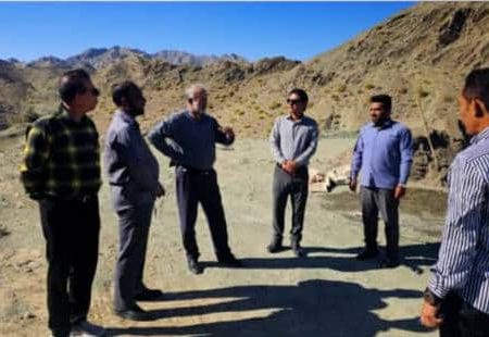 بازدید مدیرکل حفظ آثار دفاع مقدس هرمزگان از روند ساخت المان یادبود شهید در دهستان جکدان