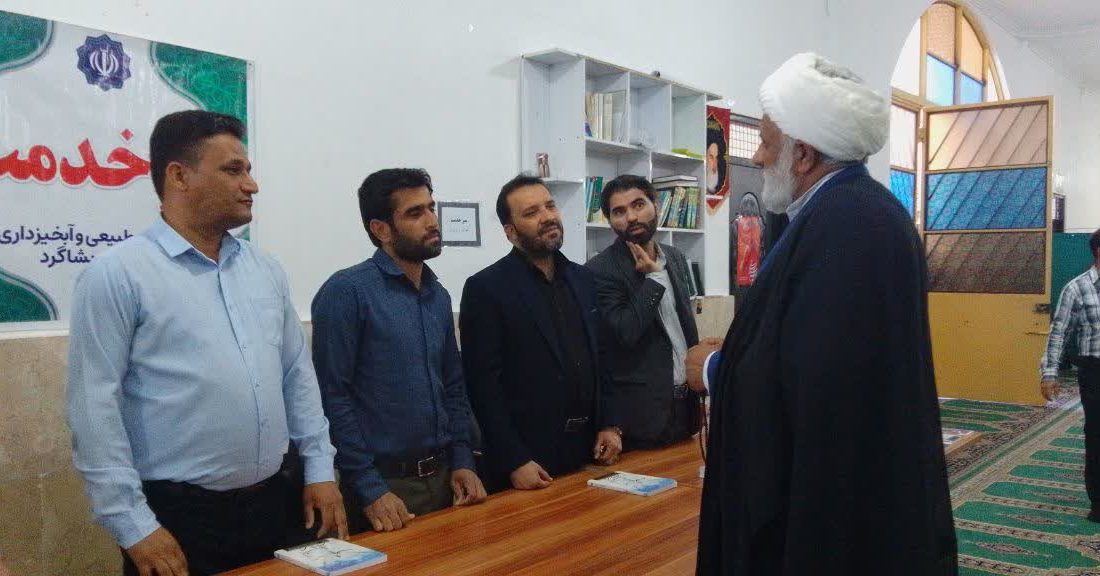 اداره منابع طبیعی و آبخیزداری در مصلای نماز جمعه بشاگرد