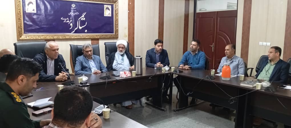 بررسی وضعیت بارندگیها در ستاد بحران بشاگرد
