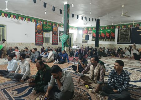 مراسم گرامیداشت میلاد حضرت زهرا(س) در روستای بیسکاو بشاگرد برگزار شد