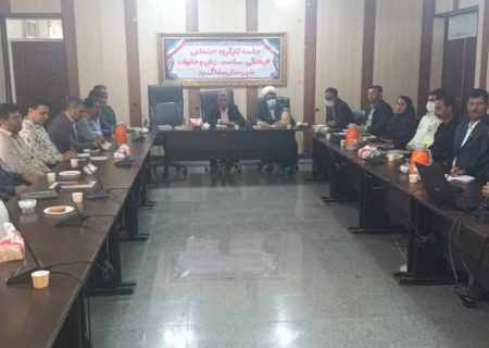 جلسه کارگروه اجتماعی و سلامت بشاگرد برگزار شد