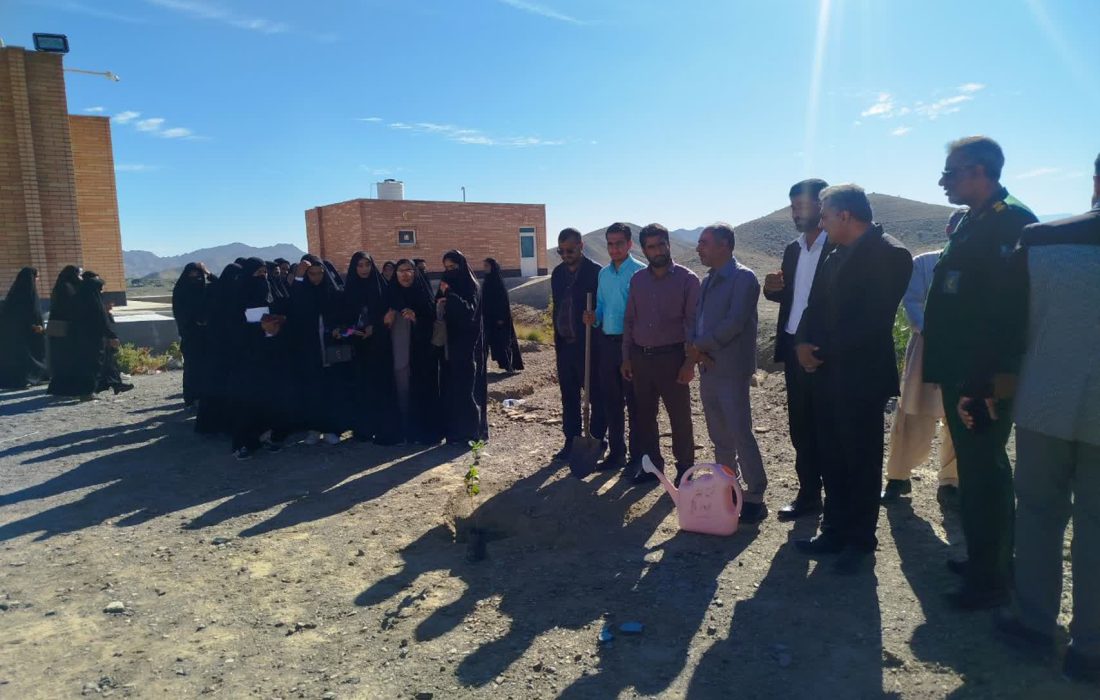 پویش درختکاری سراسری «در سایه مادر» در بشاگرد برگزار شد