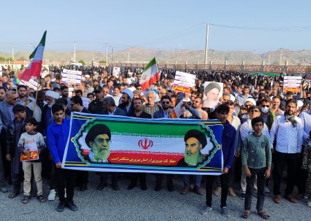 رسوایی دشمن کور دل ملت ایران توسط امام جمعه محترم شهرستان بشاگرد