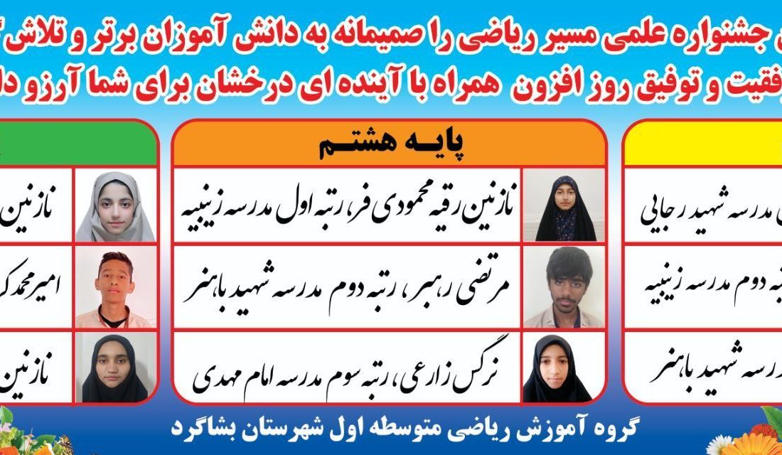 معرفی برترینهای جشنواره «مسیر ریاضی»