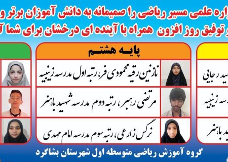 معرفی برترین‌های جشنواره «مسیر ریاضی»