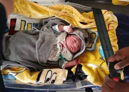 انتقال فوری نوزاد نارس از بشاگرد به میناب