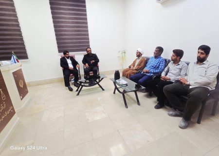دیدار سپاه بشاگرد با رئیس دادگستری